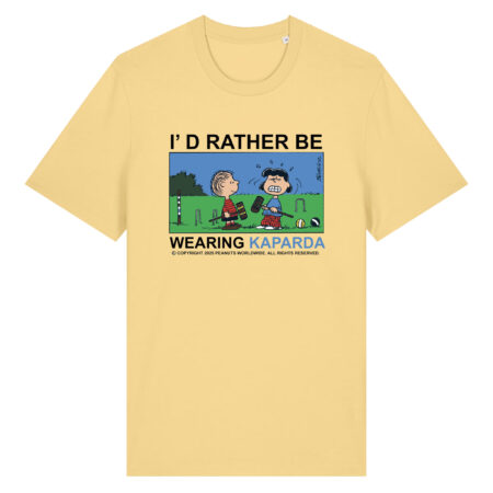T-shirt Peanuts x Kaparda – “I’d Rather Be Wearing Kaparda” – 75e Anniversaire de Snoopy